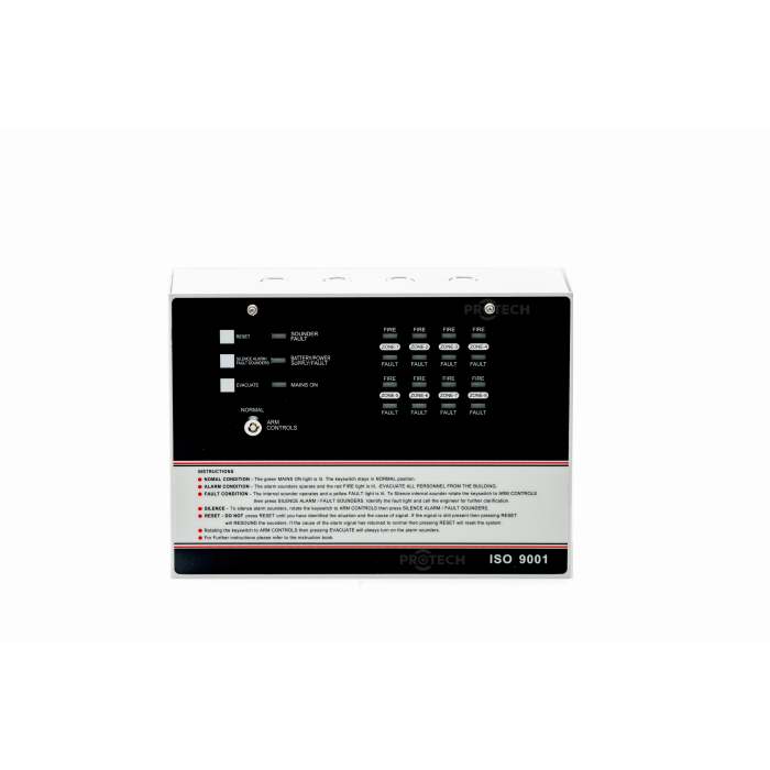 Non-Addressable (analog) Fire Alarm Control Panel 8 zones Image 1